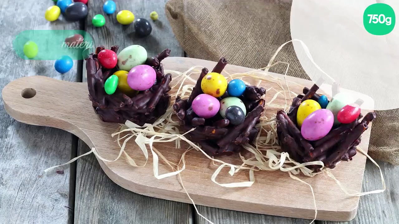 Dailymotion Nids de Pâques au chocolat noir